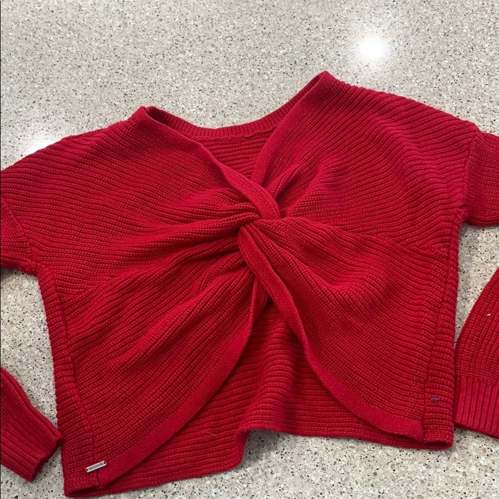 Red sweater never worn